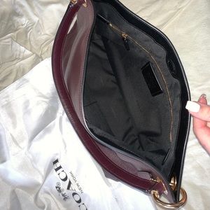 Dark Maroon Coach Purse ✨